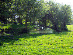 The River Authie west of Gennes-Ivergny