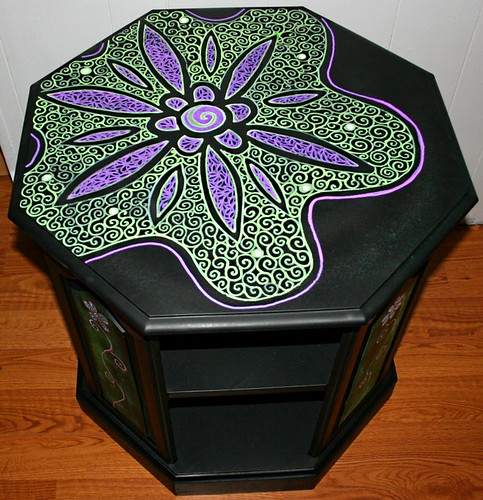 Table/Cabinet by Rick Cheadle Art and Designs