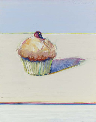 wayne thiebaud cupcake. Wayne Thiebaud, Cupcake, 2000,