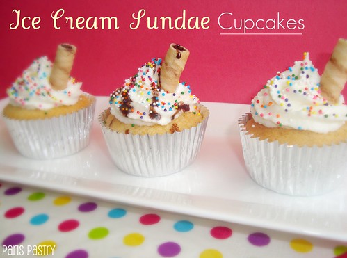 Ice Cream Sundae Cupcakes