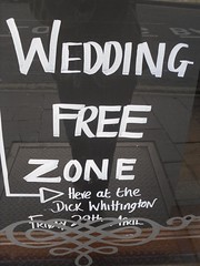 Wedding free zone