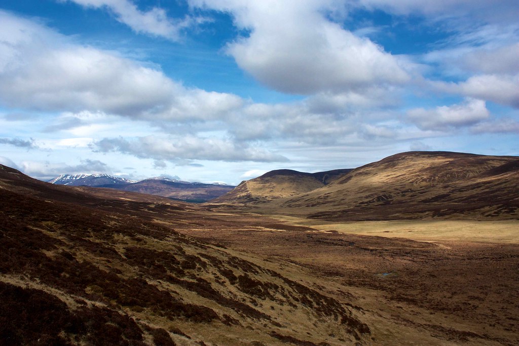 North towards the Cairngorms