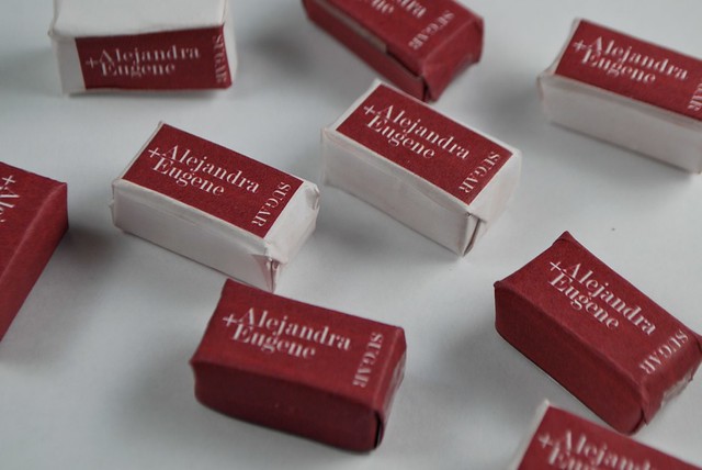 personalized wrapped sugar cubes