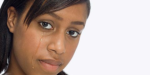 Black woman-crying
