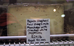 Raw sheep milk cheese