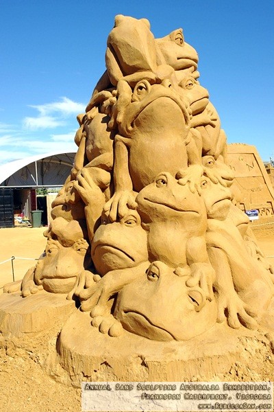 Annual Sand Sculpting Australia exhibition, Frankston waterfront-30