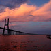 Ponte Vasco Da Gama sunset