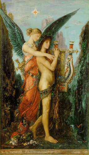 Gustave Moreau_Esiodo e la Musa_1891_Musée d'Orsay