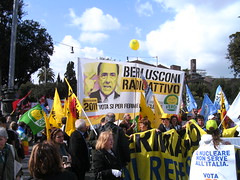 Rom 26.03.2011: Demo zum Referendum gegen die Wasserprivatisierung, den Bau von AKW und das Immunitätsgesetz für Berlusconi