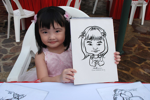caricature live sketching for birthday party 16042011 - 2