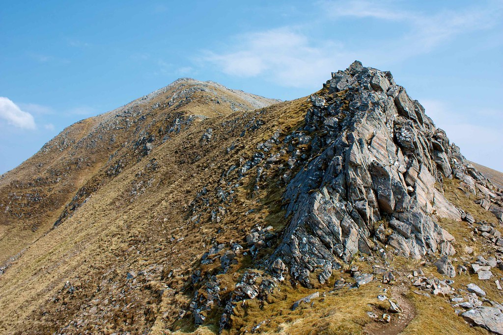 Rock pinnacle on the Three Brothers ridge