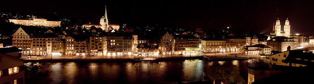 Zurich at night