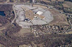 aerial view of Jamestown Mall (from draft Redevelopment Plan)