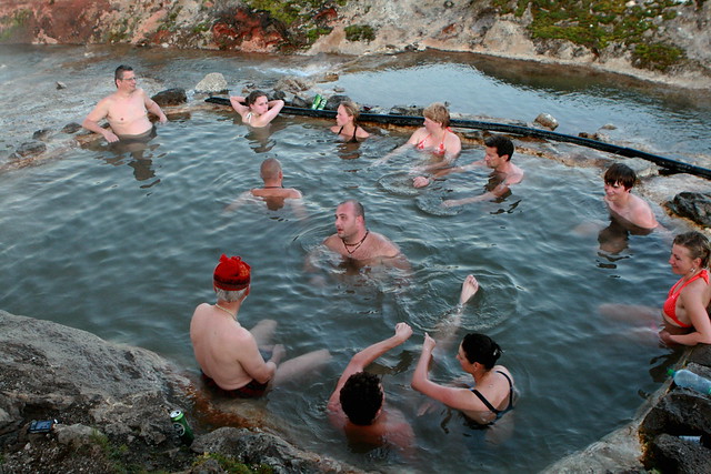 Iceland thermal spring