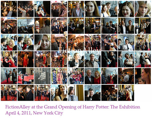 FictionAlley at the opening of Harry Potter: The Exhibition