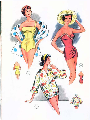 Swimsuit patterns 1959