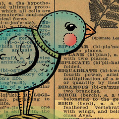 !940s Dictionary bird 2