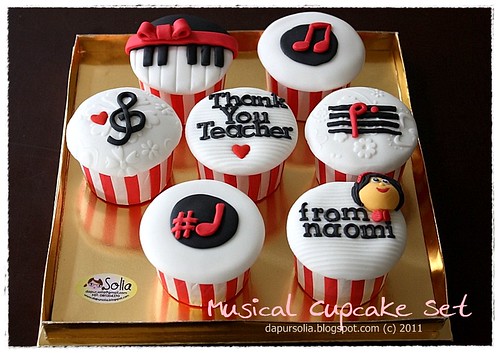Musical Cupcake Set