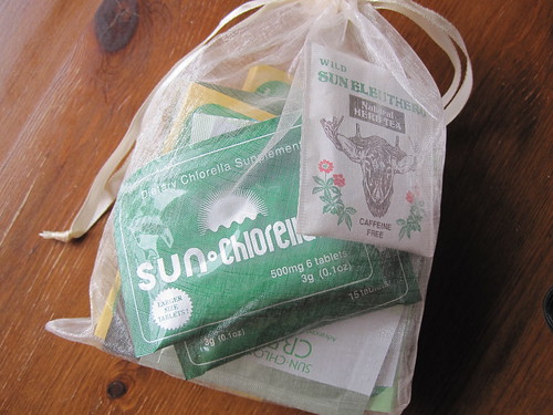 Sun Chlorella Product Sample Gift Bag
