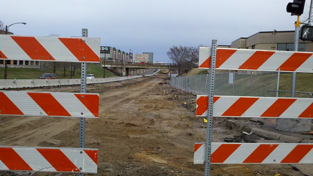 Light Rail Construction on University Avenue