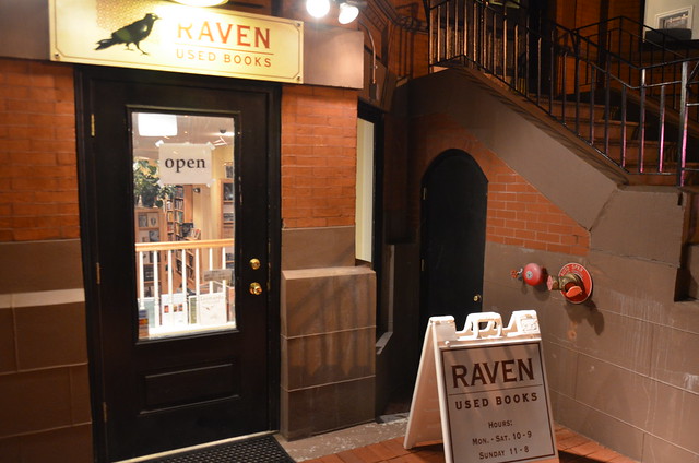Raven Used Books on Newbury Street by Michael Kappel