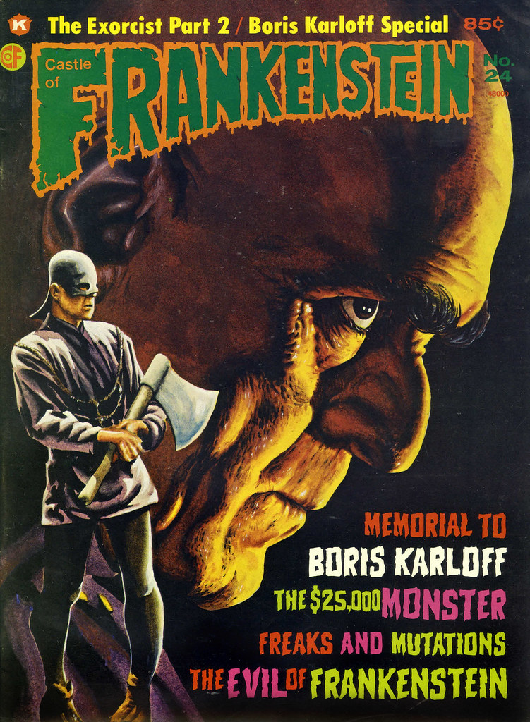 Castle Of Frankenstein, Issue 24 (1974) Cover Art by Tom Maher