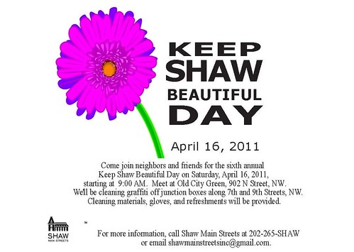 Keep Shaw Beautiful Day 2011 Flyer