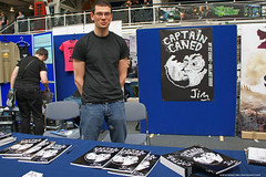 Kapow! Comic Con : Captain Caned Artist, Writer  & Publisher Jim Morris by Craig Grobler