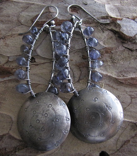 Conchas-Inky blue by Amy Nicole Artisan Jewelry