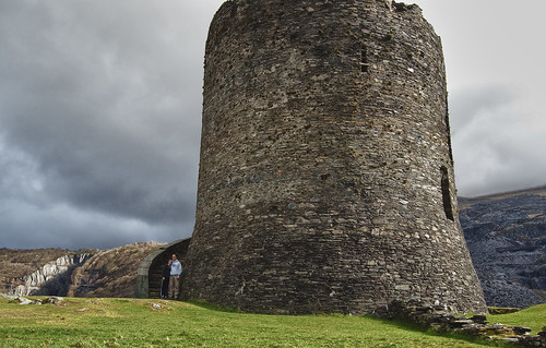 Us at Dolbadarn Castle Tower
