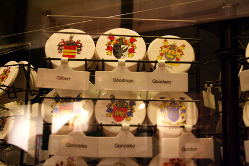 Queen Mary - British Goods Shop Carries Gonzales AND Gonzalez Family Crests