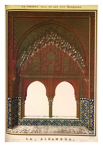 005-La ventana-Sala de las dos hermanas-Plans- elevations- sections and details of the Alhambra 1842 –Vol. I-Jules Goury y Owen Jones