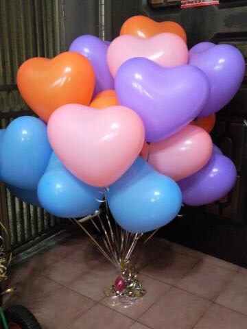 心型空飄氣球，20顆 by dod_balloon