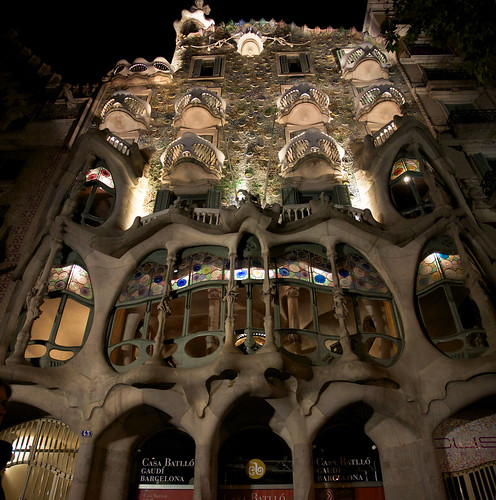 Casa Batlló di notte