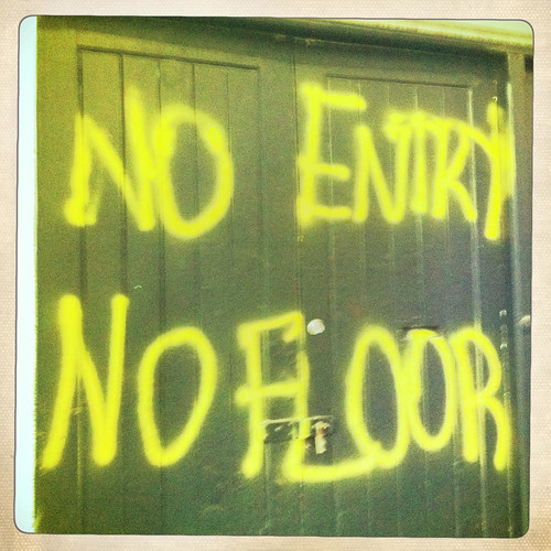 No entry. No floor. Day 212/365.