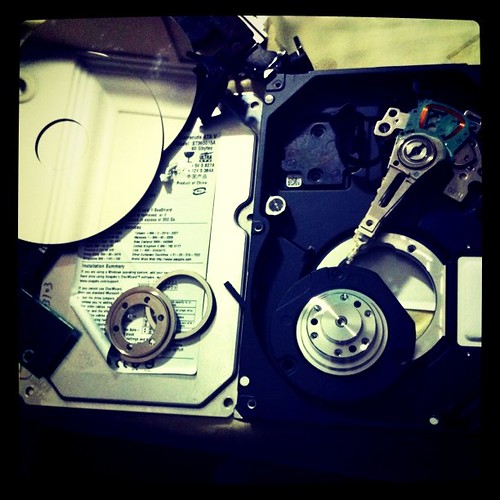 Emptied Seagate HDD