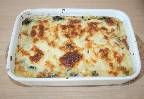 43 - Lachs-Spinat-Lasagne / Salmon spinach lasagne - fertig