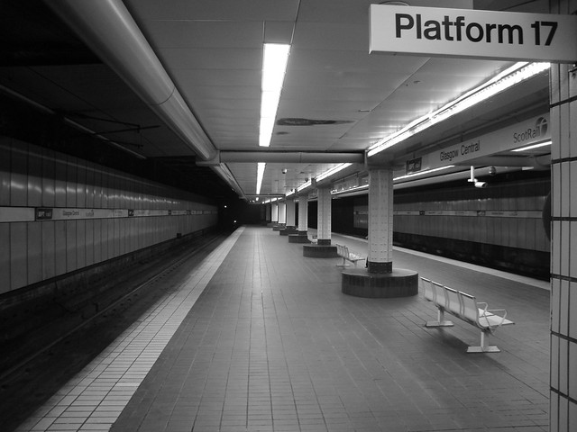 Empty platform
