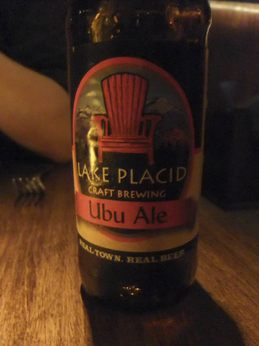 Lake Placid Ubu Ale, Burger and Barrel