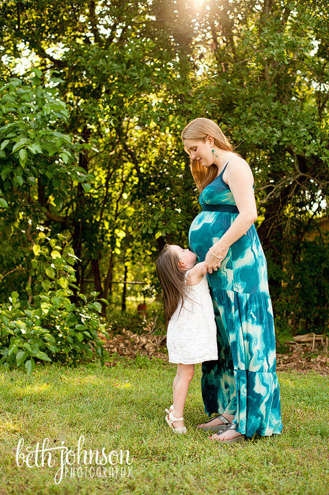 tallahassee maternity session mother with child