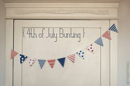 {free printable: 4th of july bunting & flags}