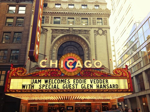 Chicago Theater:  Eddie Vedder