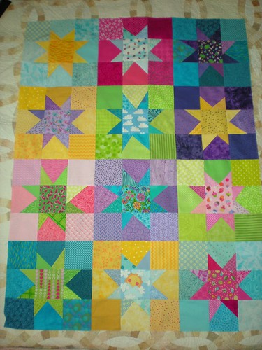Quilt top for Japan