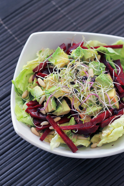 Beetroot, Avocado and Lettuce