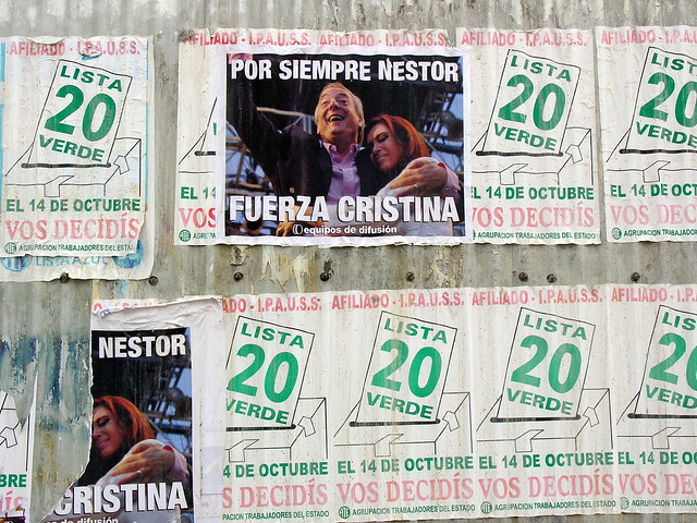 SA2010-262 ARGENTINA TOLHUIN Nestor forever, Christina force 阿根廷 圖勒烏因