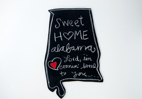 tornado relief Sweet Home Alabama chalkboard