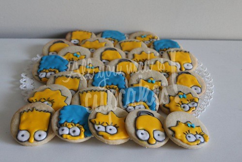 Cookies especiales: Los Simpsons by All you need is Cupcakes!