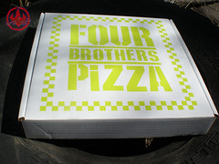 Nickelodeon TMNT Fan Preview; "FOUR BROTHERS PIZZA" - Consolation Pizza Box ii (( 2011 ))