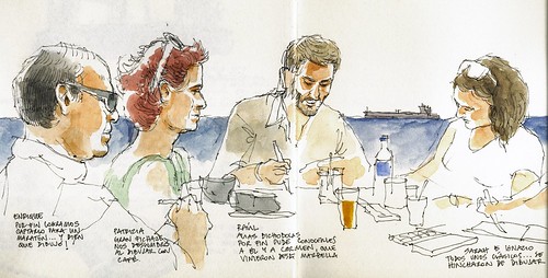 Sketchcrawlers at Málaga