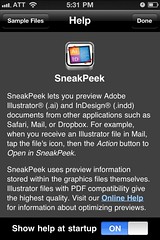 Sneak Peek iOS